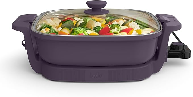 bella Make & Take Electric Skillet, Fits-anywhere™ kitchenware, EverGood™