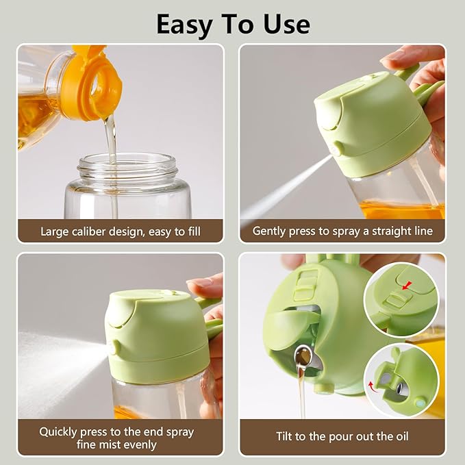 SWEET VIEW 2PCS Olive Oil Sprayer