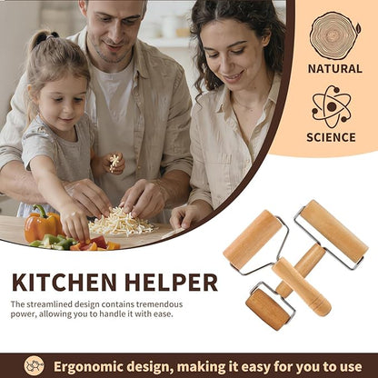 Small Wooden Rolling Pin for Dough Mini Dough Roller