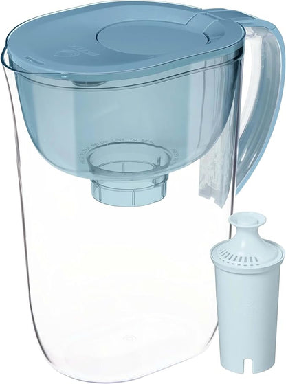 Brita 10 Cup Water Filter Pitcher, Copper and More, Includes 1 Brita Plus Filter