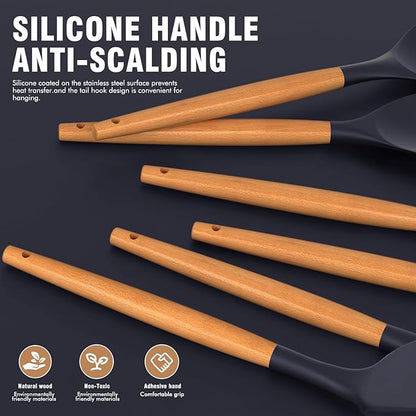 Silicone Cooking Utensils Set