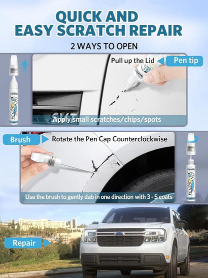 3U5/2SC Supersonic Red Car Touch Up Paint for Toyota, Color Match Auto Paint Repair Pen,Professional Car Scratch Repair Remover Pen Quick Drying, Easy to Use