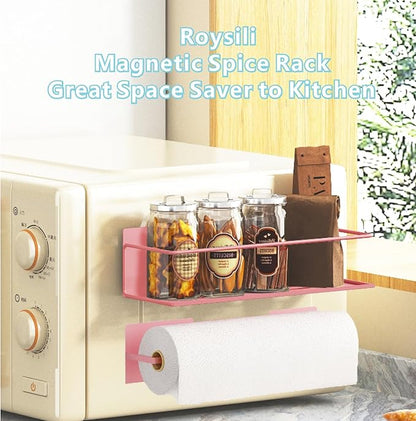 Magnetic Spice Rack For Refrigerator Magnetic Fridge Shelf For Kitchen Spice