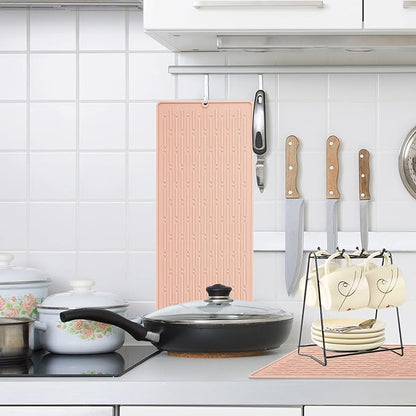 GeeRic Dish Drying Mats, Heat-resistant Silicone Mat