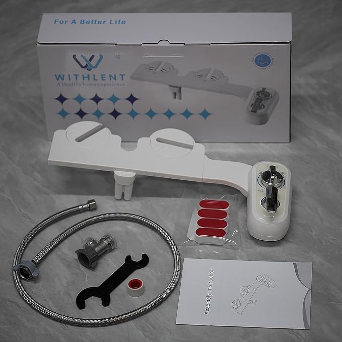 Left Handed Bidet Attachment for Toilet