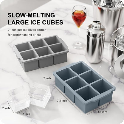 VLM 3 Packs Large Ice Cube Molds