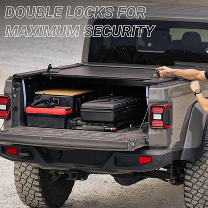 Syneticusa MR Retractable 2026 Chevy Silverado Bed Cover 2500 3500 (2020–2026) 6.8FT | Heavy Duty Aluminum Silverado Truck Bed, Waterproof & Dual Key Lockable System | 5-Year Protection