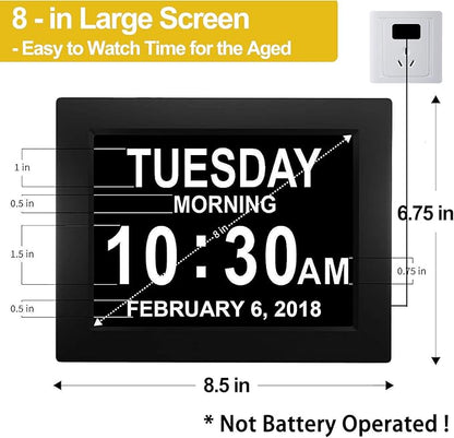 【New 2024】 Digital Calendar Alarm Day Clock -