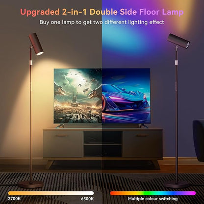 SIBRILLE Spotlight Floor Lamp, Tall LED Standing Lamp