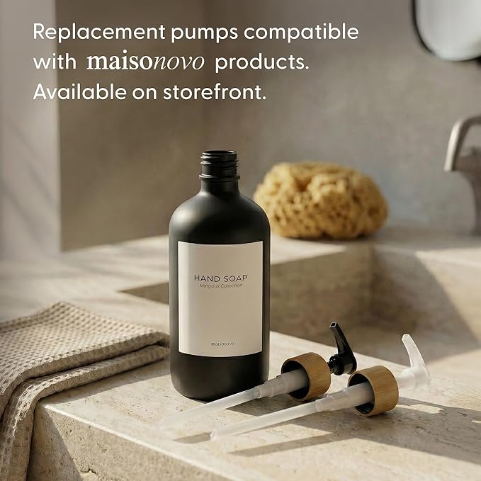 MaisoNovo Glass Dish Soap Dispenser