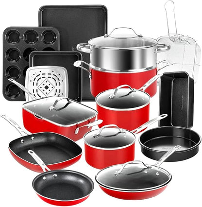 Granitestone 20-Piece Nonstick Pots and Pans Set