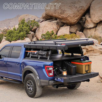 Syneticusa MR Retractable 2026 Chevy Silverado Bed Cover 2500 3500 (2020–2026) 6.8FT | Heavy Duty Aluminum Silverado Truck Bed, Waterproof & Dual Key Lockable System | 5-Year Protection