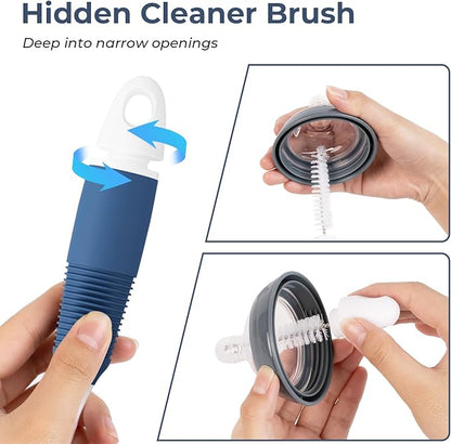 Amazer Bottle Brush Cleaner, Long Flexible Handle Bottle Brush Scrub