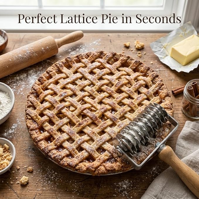 Lattice Pastry Cutter, Professional Lattice Roller