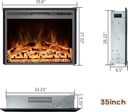 Electric Fireplace, Electric Fireplace Inserts, Recessed Fireplace Heater