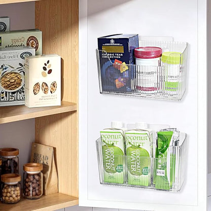 Pensino 2 Pack Adhesive Cabinet Door Organizer Storage Caddy