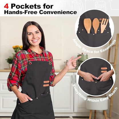 BeLuyi chef apron bib tool apron