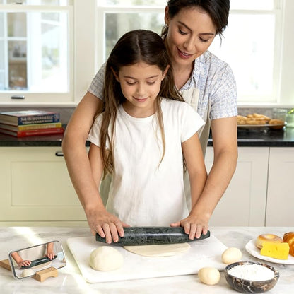 Natural Marble French Rolling Pin, 12 inch Kitchen Baking Tool