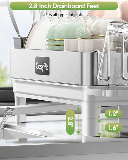 Dish Racks, Thicker Premium 304 Stainless Steel Dish Drying Rack
