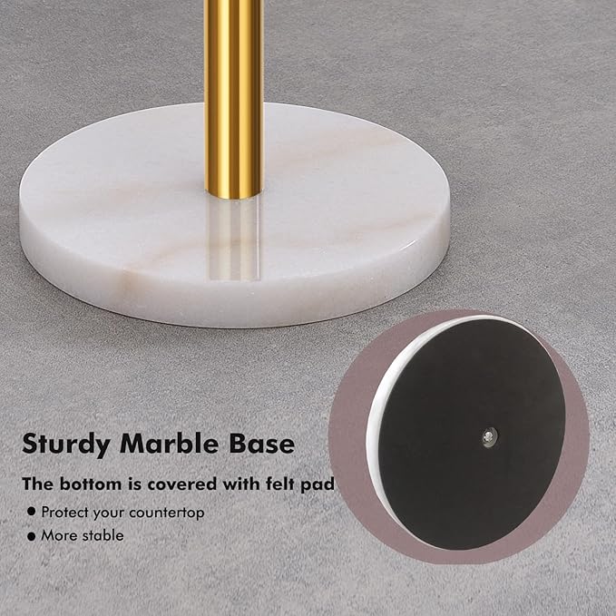 Gold Paper Towel Holder Countertop,