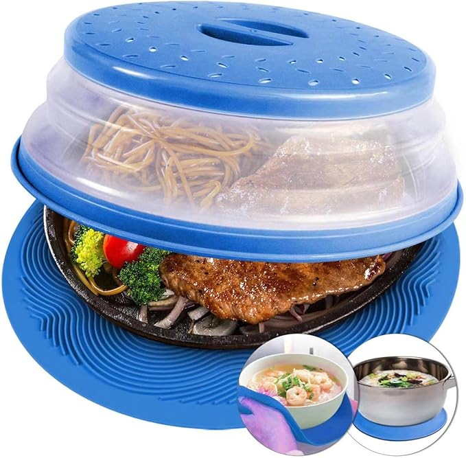 2 in 1, Aidacom Microwave Splatter Cover