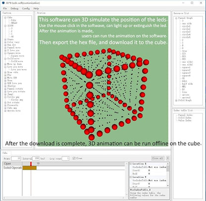 MINI 3D Led Cube DIY Electronics Kit Soldering Project Kit (3D8MINI-MULTI-KIT)