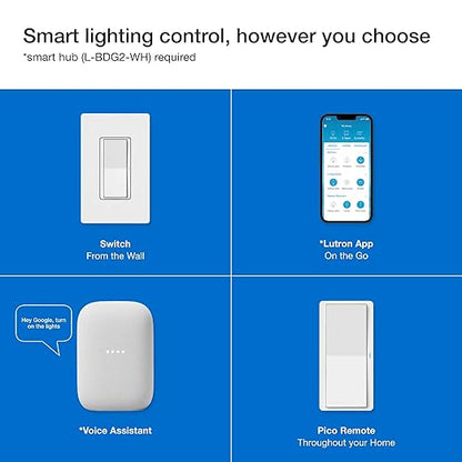 Lutron Claro Smart Switch 3-Way Kit