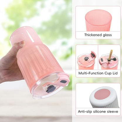 Iced Coffee Cups with Lids: Coffee Bar Accessories