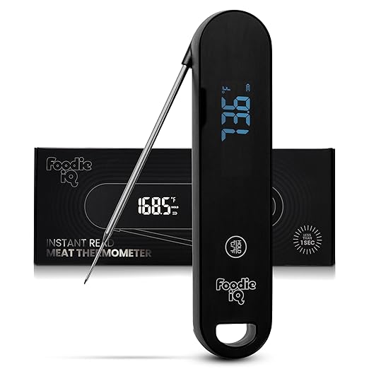 Professional Digital Food Thermometer, <1 Second Response time, ±0.5°F Accuracy