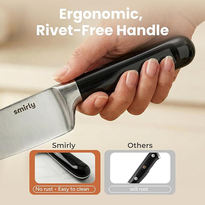 SMIRLY 14-Piece Kitchen Knife Set