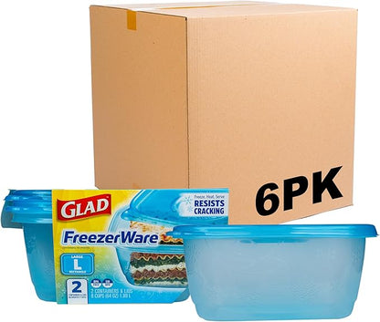 Glad GladWare FreezerWare Food Storage Containers