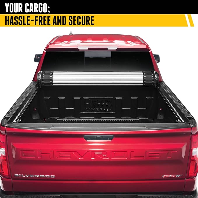 RealTruck BAK Revolver X2 Hard Rolling Truck Bed Tonneau Cover | 39223 | Fits 2019 - 2025 Dodge Ram 1500, Does Not Fit w/ Multi-Function (Split) Tailgate 6' 4" Bed (76.3")