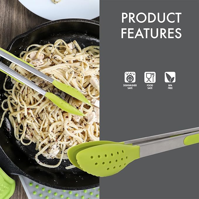 Dexas Spoon & Strain Tongs