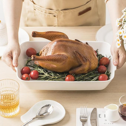 HOMBENE Baking Dish Set for 4, Ceramic Bakeware Sets