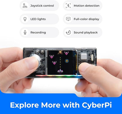 Makeblock Cyberpi Project-Based Coding Kit, Coding for Kids Support Scratch & Python Programming, STEM Projects for Kids Ages 8-12, Robotics Kit Support AI & IoT Technology with Built-in WiFi Module