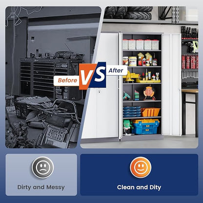 Yizosh Metal Storage Cabinet