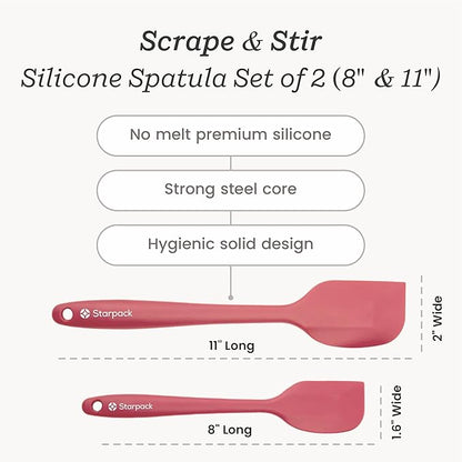Starpack 'Scrape & Stir' Silicone Spatula Set