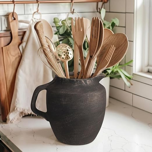Potchen Rustic Kitchen Utensil Holder