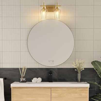 VONLUCE Bathroom Vanity Light, 2-Light Bathroom Light Fixture Over Mirror