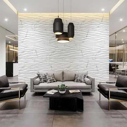 STICKGOO Wave Wall Panels for Interior Wall Decor, Decorative PVC Panels for