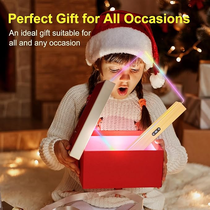 LED Note Board with Colors, Rechargeable 17-Inch Doodle Glow 9-Mode Light Up