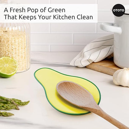 OTOTO Avocado Spoon Rest for Stove Top
