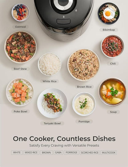 CUCKOO High Pressure Rice Cooker 10-Cup Uncooked / 20-Cup Cooked