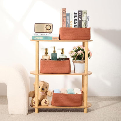 MiniArk Small Storage Baskets for Organizing | Closet Organizer Bins | Shelf