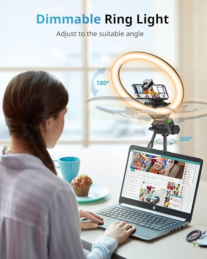 UBeesize 12'' RGB Selfie Ring Light