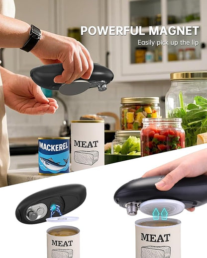 CIRCLE JOY Electric Can Opener, One-Touch Automatic Can Opening