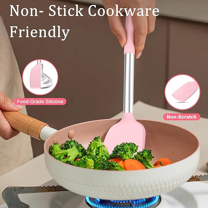 TeamFar Cooking Utensils Set, Heatproof & Healthy, Nonstick & Easy Clean