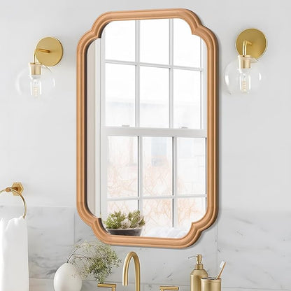 Wood Mirror for Bathroom