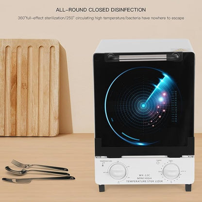 1000w High Temperature Sterilizer, 12l Multifunctional Sterilizer W/2* Trays