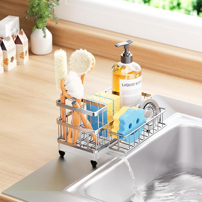 Consumest Sponge Holder for Kitchen Sink